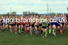 Junior Girls 2024 English Schools Cross Country Champs., Pontefract, March 16th.  Photo: David T. Hewitson/Sports for All Pics